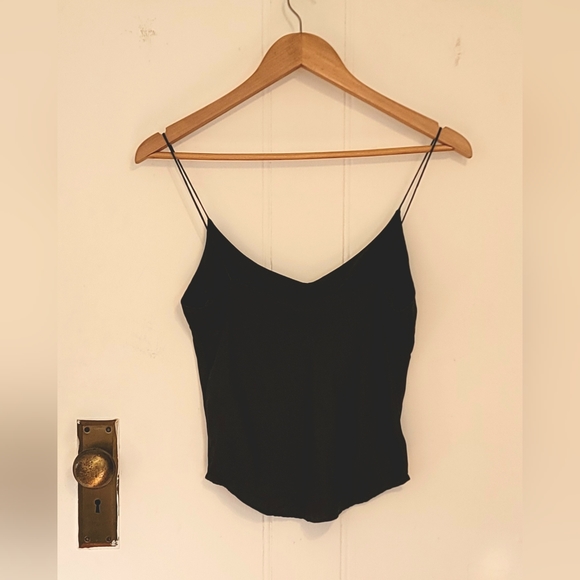 Underwritters 100% black silk camisole. Size small /petite. Excellent condition. - Picture 2 of 3